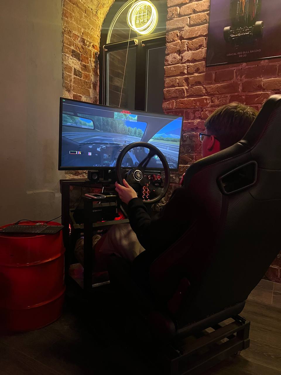 LIGHT I Moza R5  I Sequential Shifter I Monitor 34